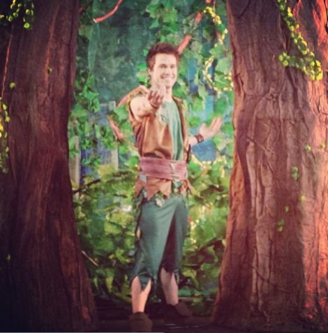 Sérgio Dalcin caracterizado como "Peter Pan" Foto: perfil pessoal do ator no Instagram